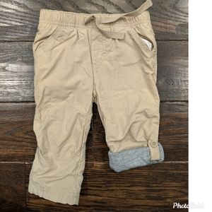 Lined khakis